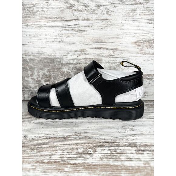 NEW Youth Dr. Martens Klaire Y Black Strappy Sandals Sz 5 - Picture 3 of 12